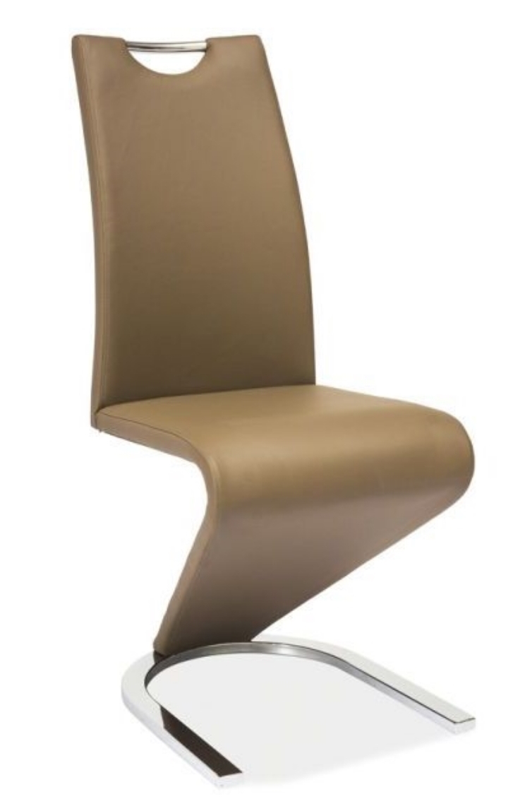 krzesło do jadalni-krzesła do salonu-krzesła ekoskóra-krzesło cappuccino,